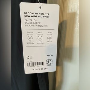 Athleta Brooklyn Hights wide leg trousers